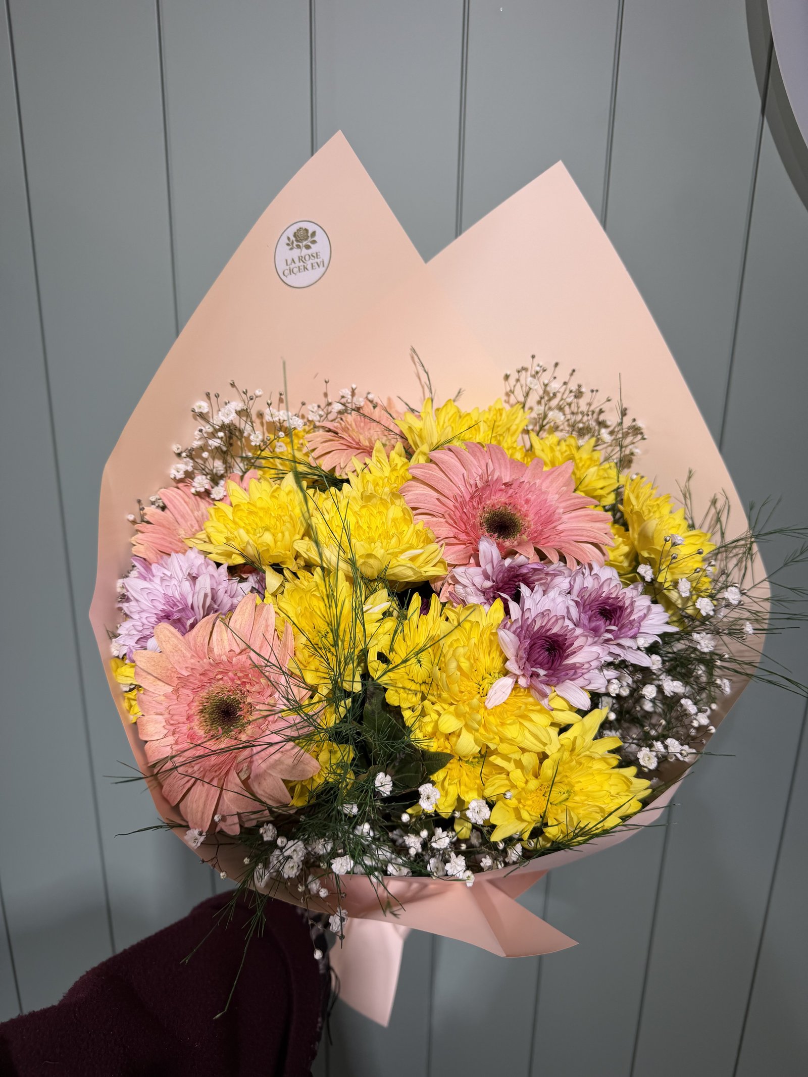 Sarı & Pembe Bahar Buketi